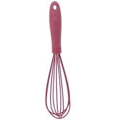 Fouet de cuisine en silicone rose