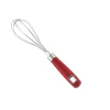 Fouet de cuisine inox manche en polypropylène rouge