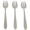 Fourchette à huître en inox x3