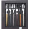Fourchette multicolore x6 laguiole