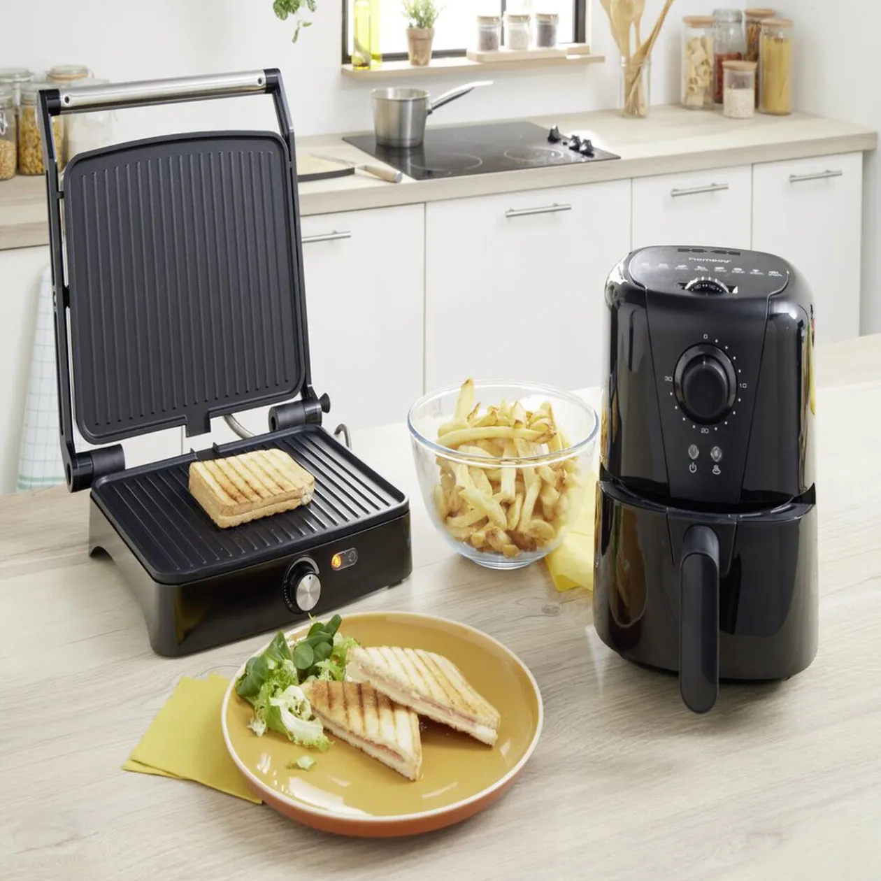 Friteuse sans huile mini noir