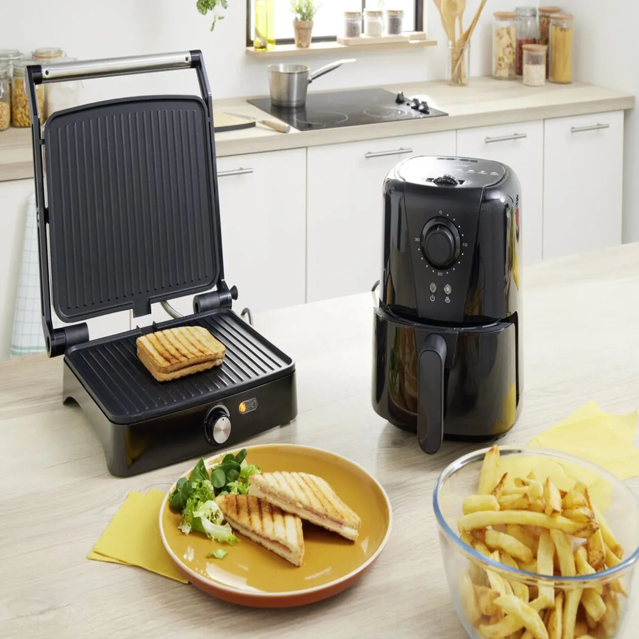 Friteuse sans huile mini noir