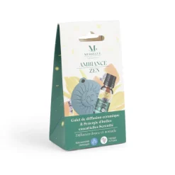 Galet diffusion céramique et synergie d'huiles essentielles Sérénité