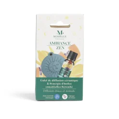 Galet diffusion céramique et synergie d'huiles essentielles Sérénité