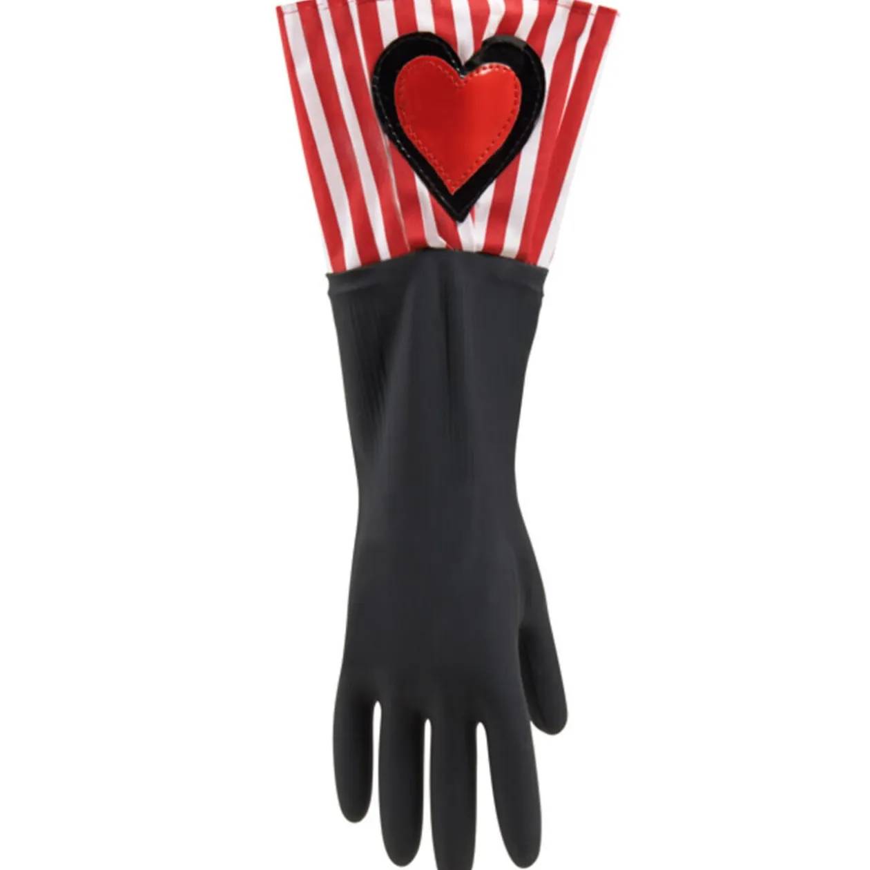 Gants de ménage noirs et rouges C'est du Propre