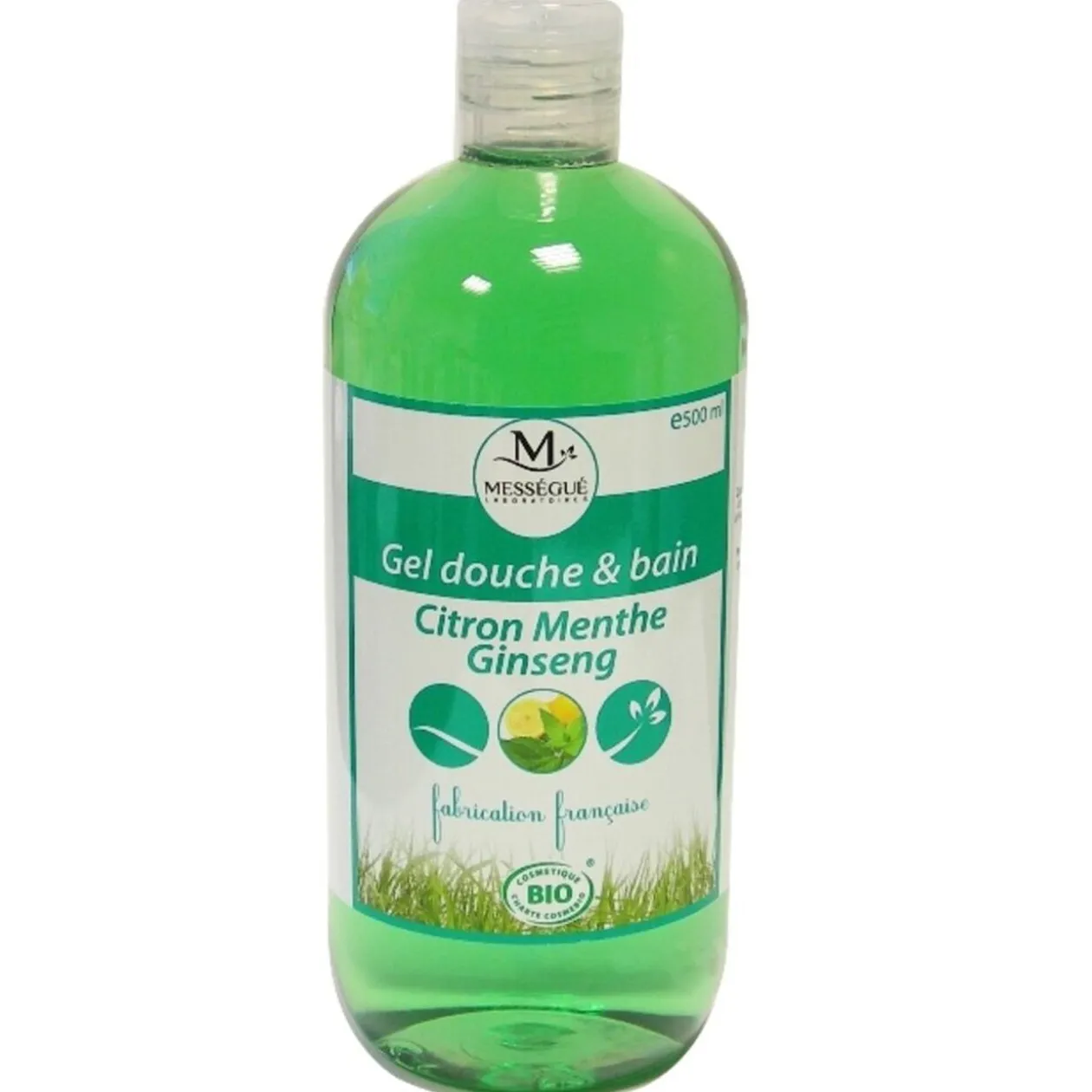 Gel douche citron ginseng menthe Mességué