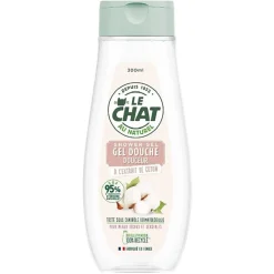 Gel douche douceur Le Chat Naturel à l'extrait de coton 300 ml