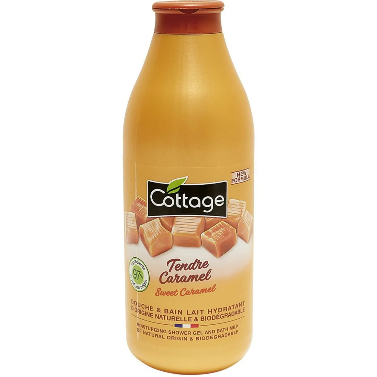 Gel Douche et Bain hydratant Tendre Caramel 750ml