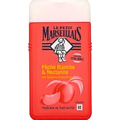 Gel douche Petit Marseillais - Pêche blanche nectarine - 2x 400 ml