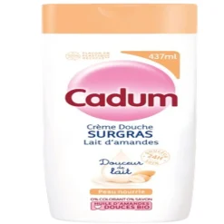 Gel douche surdoux Cadum lait d'amandes 437ml