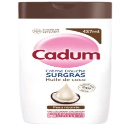Gel douche surgras Cadum huile de coco 437ml