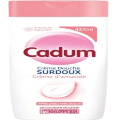 Gel douche surgras Cadum crème d'amande 437ml