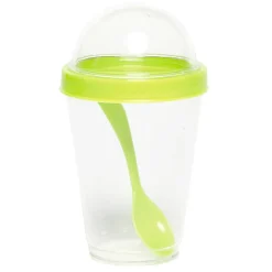 Gobelet à yaourt avec cuillère