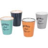 Gobelet café expresso multicolore Bistrot x4