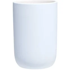 Gobelet céramique bleu clair intérieur blanc Ø6,8xH10cm