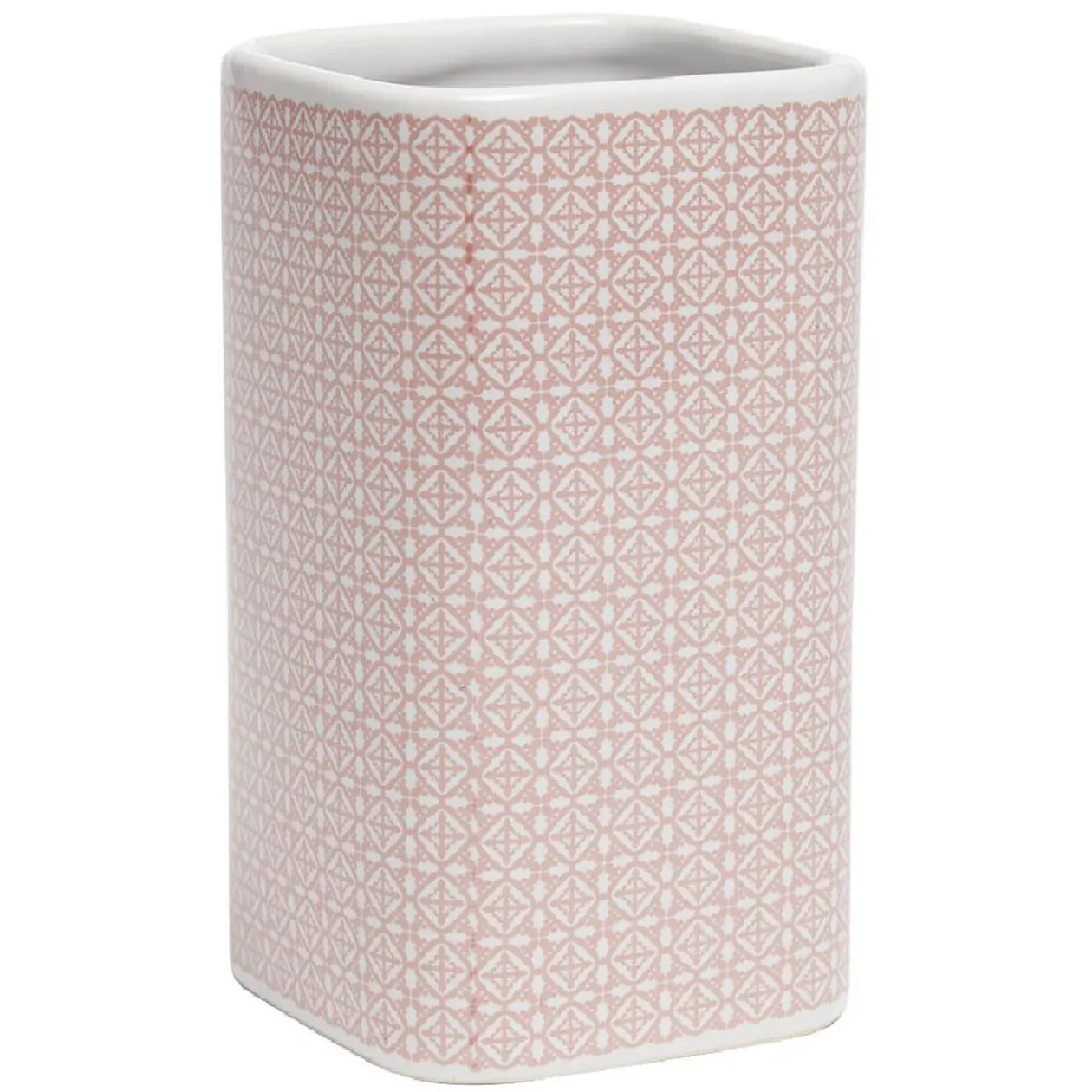 Gobelet céramique carreau de ciment rose