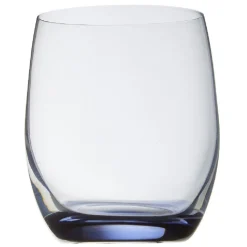 Gobelet en cristallin transparent fond bleu30 cl x4