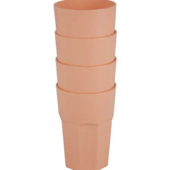 Gobelet en plastique couleur unie x 4