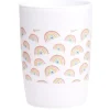 Gobelet motif arc en ciel Ø7xH9,7cm