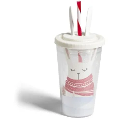 Gobelet paille Noël 470ml - 2 modèles