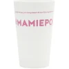 Gobelet plastique inscription #MAMIEPOULE 33cl