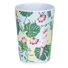 Gobelet plastique motif tropical