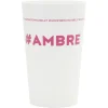 Gobelet plastique prénom #AMBRE 33cl