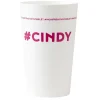 Gobelet plastique prénom #CINDY 33 cl