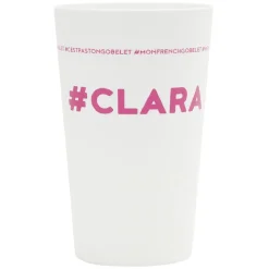 Gobelet plastique prénom #CLARA 33cl