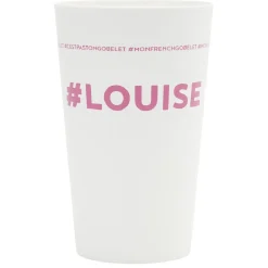 Gobelet plastique prénom #LOUISE 33cl