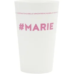 Gobelet plastique prénom #MARIE 33cl