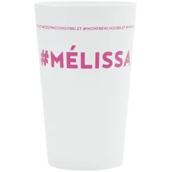 Gobelet plastique prénom #MÉLISSA 33cl
