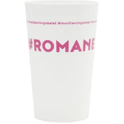 Gobelet plastique prénom #ROMANE 33cl