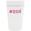 Gobelet plastique prénom #ZOÉ 33cl