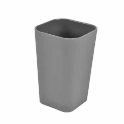 Gobelet porte brosse à dents soft touch gris