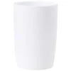 Gobelet pour salle de bain uni blanc