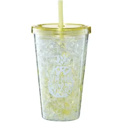 Gobelet réfrigérant avec paille