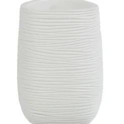 Gobelet salle de bain blanc