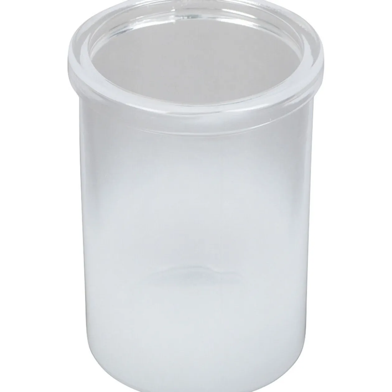 Gobelet salle de bain effet tie and die blanc