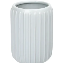 Gobelet salle de bain gris design industriel