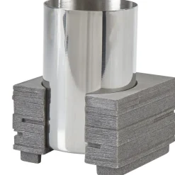 Gobelet salle de bain imitation pierre