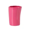 Gobelet salle de bain rose uni