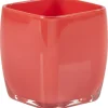 Gobelet salle de bain rouge