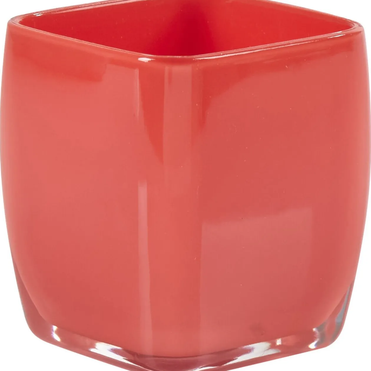 Gobelet salle de bain rouge