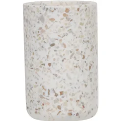 Gobelet Terrazzo résine effet granit beige