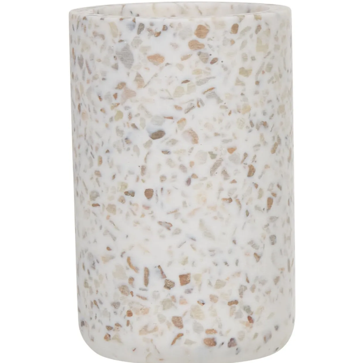 Gobelet Terrazzo résine effet granit beige