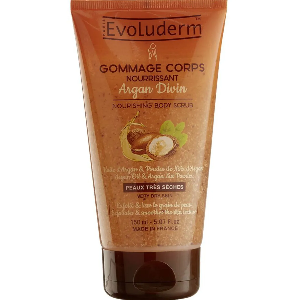 Gommage corps Evoluderm argan divin 150 ml