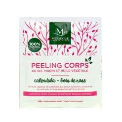 Gommage pour le corps sel marin calendula et bois de rose