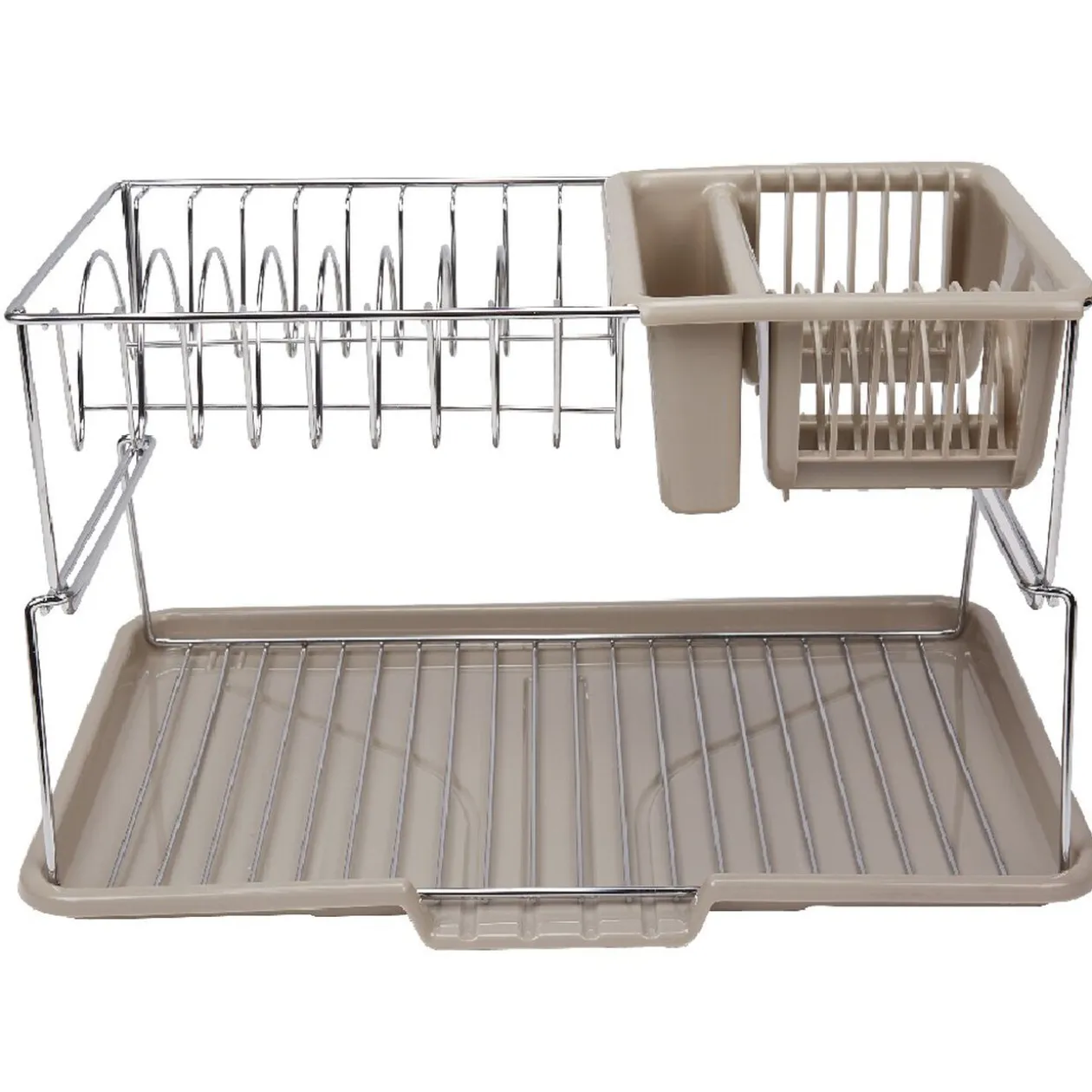 Égouttoir 2 en 1 récupérateur d'eau et étagère de cuisine