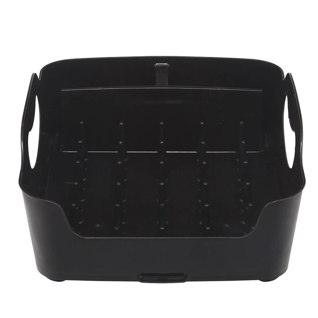 Égouttoir à vaisselle 3 compartiments noir